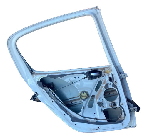Porta Traseira Esquerda Peugeot 206 207 Original Traseira Esquerdo Branco - Imagem 5