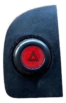 Botao Pisca Alerta Honda Civic 1996 Até 2000 M15158 Preto - Imagem 1