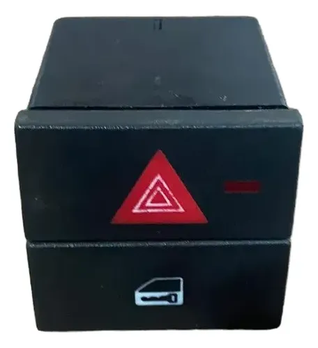 Botão Pisca Alerta Trava Meriva 2003 Até 2012 93332974 Preto - Imagem 2