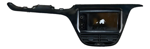 Moldura Central Multimidia Painel Peugeot 208 2013 Até 2020