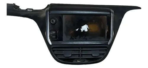 Moldura Central Multimidia Painel Peugeot 208 2013 Até 2020 - Imagem 3