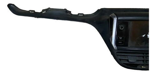 Moldura Central Multimidia Painel Peugeot 208 2013 Até 2020 - Imagem 4