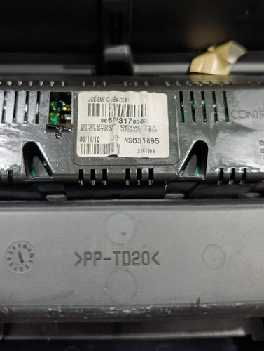 Tela Display Multifuncional Do Painel Citroën C4 Pallas Preto - Imagem 6