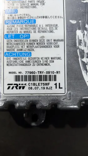 Módulo Air Bag Honda Wrv 77960-try-x810-m1 - Imagem 3