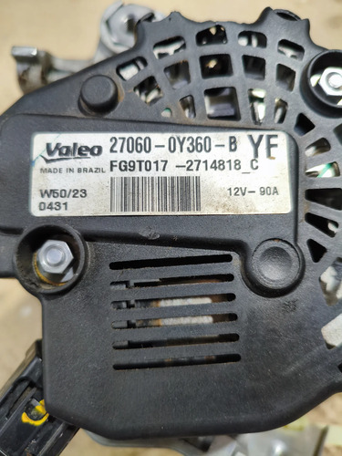 Alternador  Toyota Yaris 2023 27060-0y360-b - Imagem 2