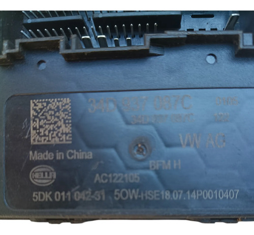 Módulo De Conforto (bcm) 34d937087c Vw Ag - Imagem 3