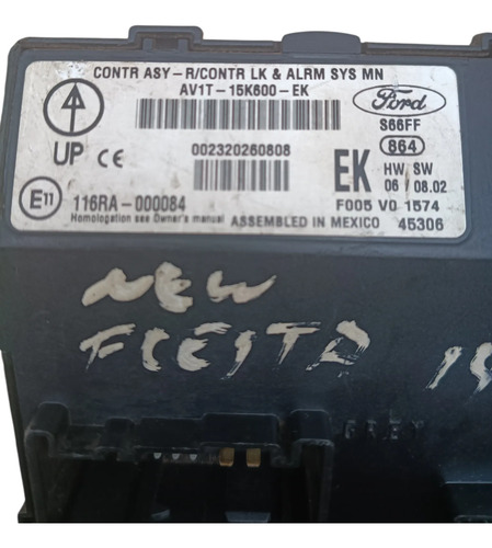 Módulo Bcm  Ford New Fiesta Marca Bosch Ek 116ra 000084 - Imagem 2