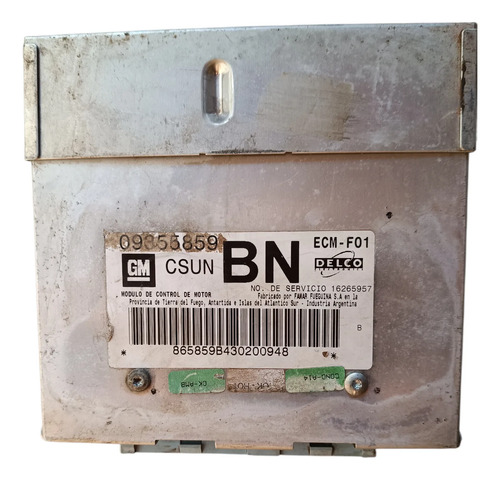 Módulo  Injeção  Eletrônico Ecm Gm Corsa 09355859 16265957 - Imagem 1