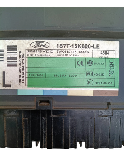 Módulo De Conforto Ford Focus 1s7t 15k800 Le - Imagem 1