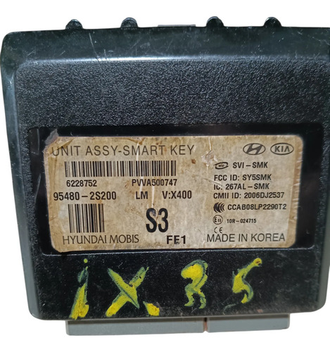 Módulo De Ignição Smart Key Hyundai Ix35 95480 2s200 - Imagem 5