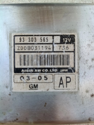 Módulo Do Câmbio Automático Gm 93303565 Ap Vectra Astra 2.0 - Imagem 2