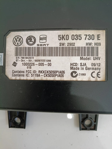 Módulo Vw Jetta Golf Tiguan 5k0 035 730 E - Imagem 5