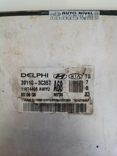 Módulo De Injeção Delphi Hyundai Azera 39110 3c357 - Imagem 6