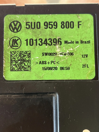 Módulo Conforto Vw 5u0959800f Original Gol Voyage Saveiro - Imagem 1