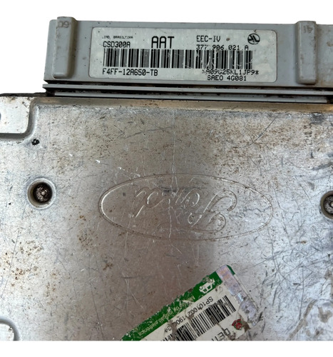 Módulo Ford Versailles Royale 1.8 Eec-iv Aat F4ff-12a650-tb - Imagem 2