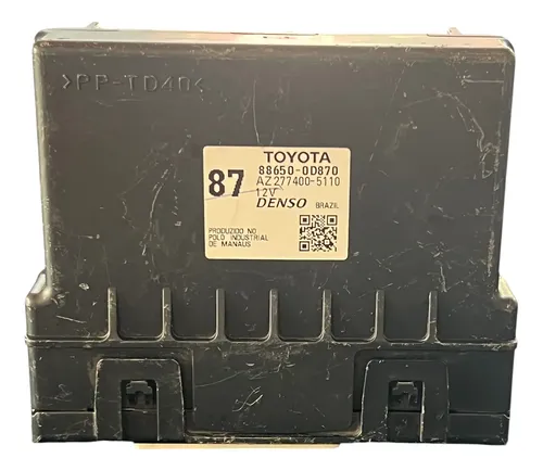Módulo De Conforto Ar Condicionado Toyota Yaris 88650-0d870