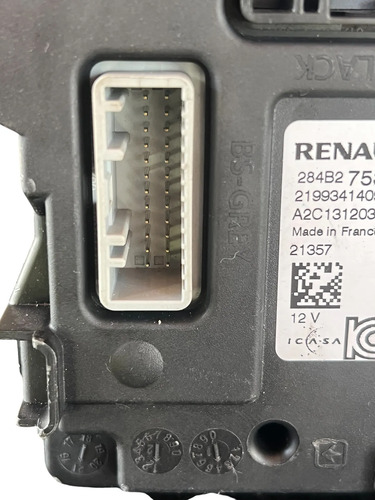 Módulo Bcm Renault Zoe 2020/2022 Original - 284b27538r - Imagem 5