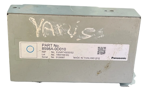 Módulo Central Alarme Toyota Yaris  8598a-0d010. - Imagem 1