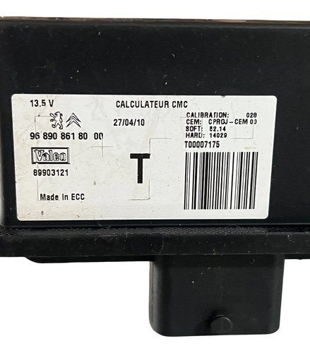 Módulo Controle Ventoinha Peugeot Citroën 96 890 861 80 00. - Imagem 2