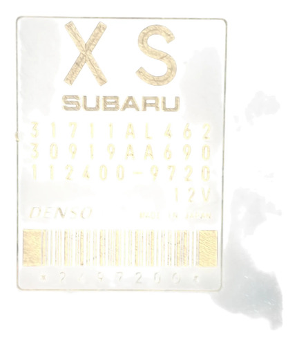 Módulo Câmbio Subaru Forester Impreza Xv 31711al462 Denso Or - Imagem 2