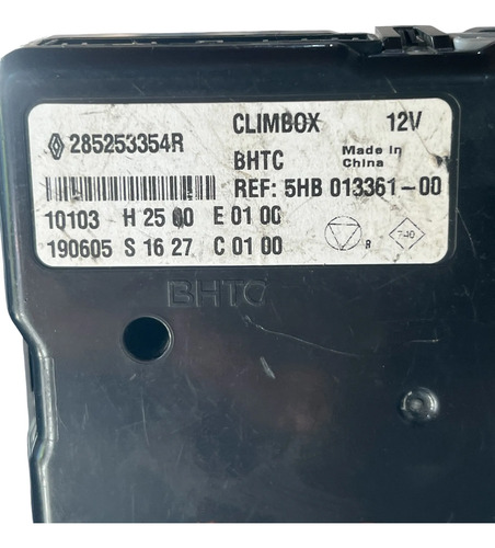 Módulo Controle Ar Climboxrenault Captur 285253354r Original - Imagem 2