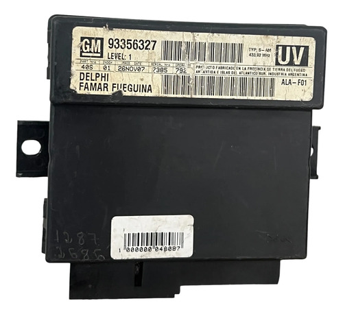 Modulo Alarme Conforto Original Gm S10 Blazer 93356327 - Imagem 1