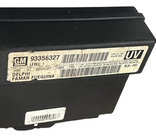 Modulo Alarme Conforto Original Gm S10 Blazer 93356327 - Imagem 2