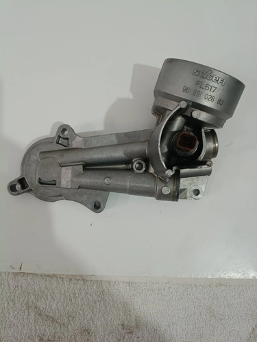 Suporte Filtro Óleo 9659102880 Pegeout 206 207 C3 Cebolinha Cinza - Imagem 6