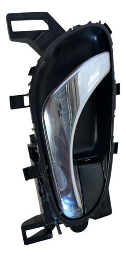 Maçaneta Interna Dianteira Direita Sentra 2015 2016 10 Preto Dianteira - Imagem 2