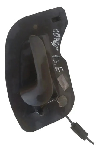 Maçaneta Interna Porta Traseira Corsa Montana 2003 79 Preto Traseira - Imagem 1