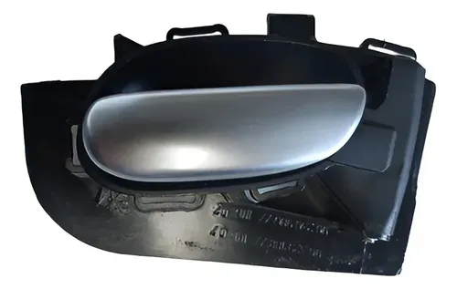 Maçaneta Interna Porta Dianteira Direita Peugeot 2017 33 Prateado/preto Dianteira - Imagem 3
