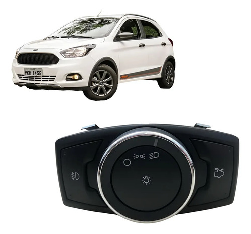 Botão Chave Farol Luz Mala Ford Ka 1.0 2016 2018 2020 57