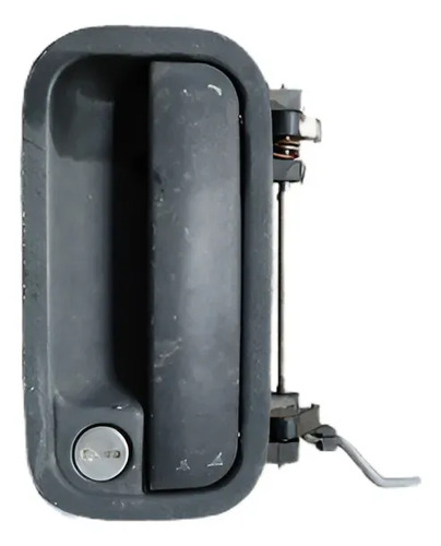 Maçaneta Externa Porta Dianteira Esquerda Corsa 2001 2002 50 Preto Dianteira - Imagem 2