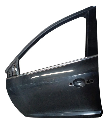 Porta Dianteira Esquerda Fluence 2012 Dianteira Esquerda Preto - Imagem 1
