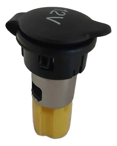 Tomada Acendedor 12v Ford Ka 1.5 2018 2019 2020 113 Preto/amarelo - Imagem 4