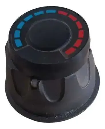 Botão Controle Temperatura Ar Fit 2009  2010 21 Preto