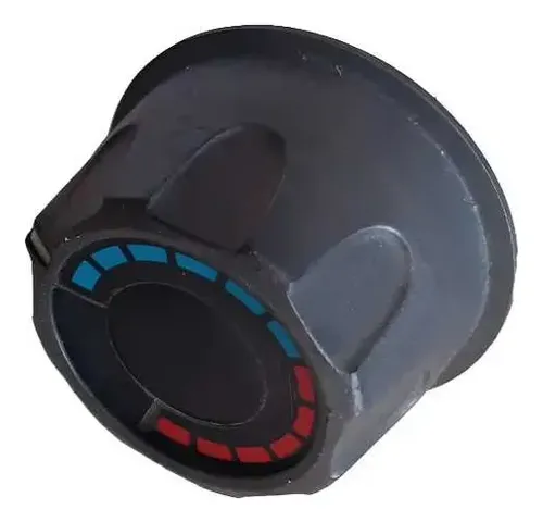 Botão Controle Temperatura Ar Fit 2009  2010 21 Preto - Imagem 2