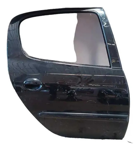 Porta Traseira Direita Peugeot 207 2006 2007 2008 2009 2013 Traseira Direita Preto