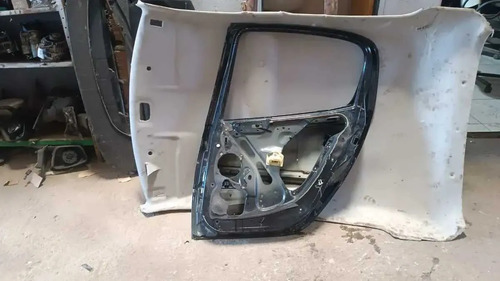 Porta Traseira Direita Peugeot 207 2006 2007 2008 2009 2013 Traseira Direita Preto - Imagem 2