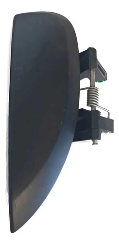 Maçaneta Externa Dianteira Esquerda Logan 2018 2019 2020 47 Preto Dianteira - Imagem 3