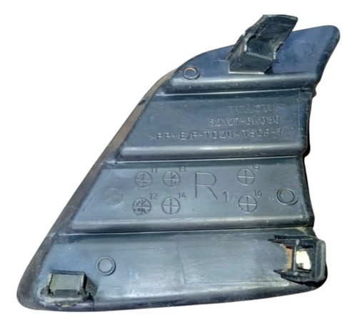 Moldura Milha Para Choque Lado Direito Toyota Hilux Original Preto - Imagem 3