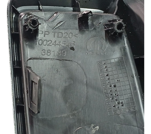 Moldura Milha Direita Parachoque Fiat Argo 2018 A 2021 Preto Direito - Imagem 5