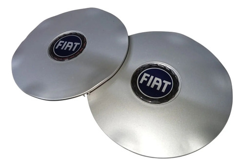 Par Calota Roda Fiat Marea Aro 15 1998 1999 2000 2001 Usado Cinza - Imagem 3