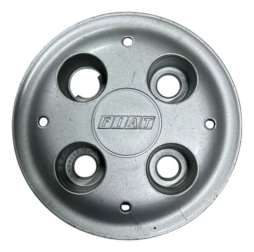 Calota Centro De Roda Fiat Strada Palio 1999 A 2003 Cinza