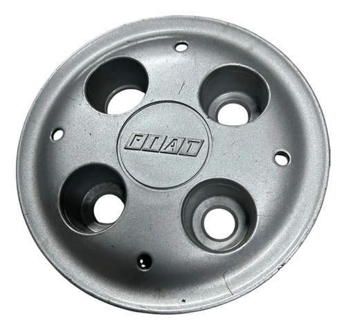 Calota Centro De Roda Fiat Strada Palio 1999 A 2003 Cinza - Imagem 3