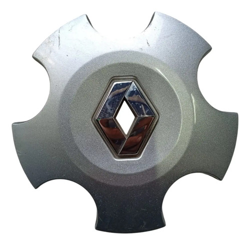 Calota Centro De Roda  Renault Laguna 2005 Original Cinza