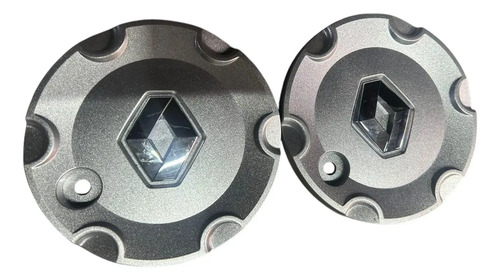 Par Calota Miolo De Roda Renault Megane 2006 A 2012 Original Cinza