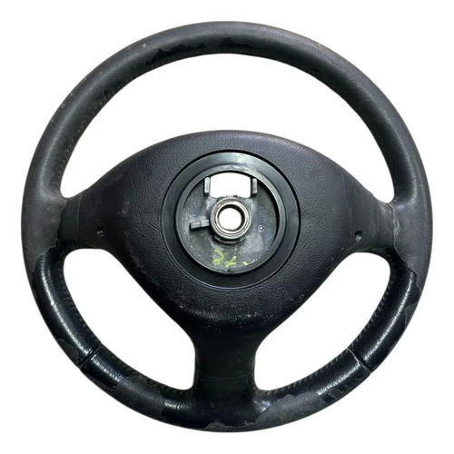 Volante Direção Peugeot 307 2007 2008 2009 2010 2011 2012 Preto - Imagem 3