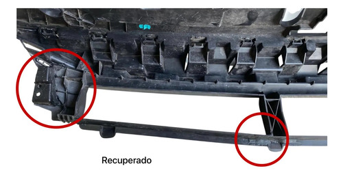 Armação Moldura Parachoque Dianteiro Peugeot 208 2021 A 2023 Preto - Imagem 7