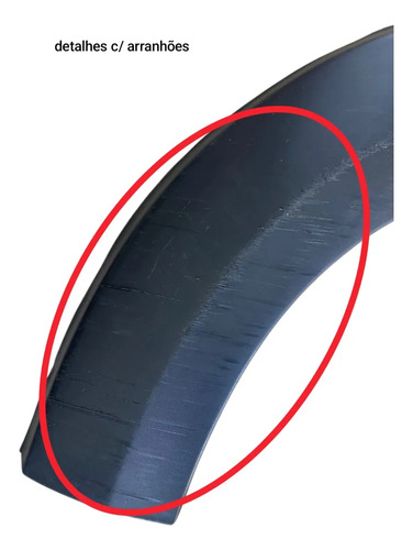 Moldura Paralama Dianteira Fiat Pulse 2022 2024 Le Preto - Imagem 3